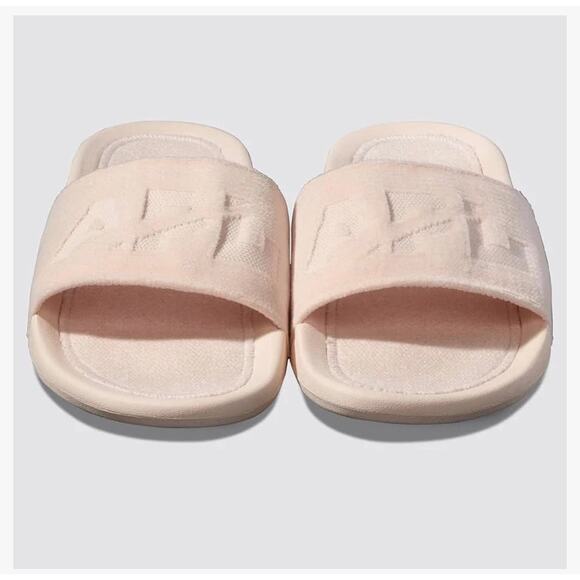 APL Other - New APL techloom velvet crème slides sandals size 8